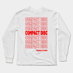 Compact Disc Digital Audio CD Thank You Long Sleeve T-Shirt